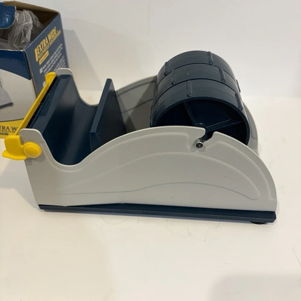 Excell ET-13371 Steel Desktop Tape Dispenser 3 in. width Suction Bottom